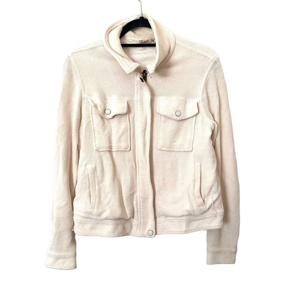 FAHERTY Zippered Cotton‎ Light Jacket Sz XS